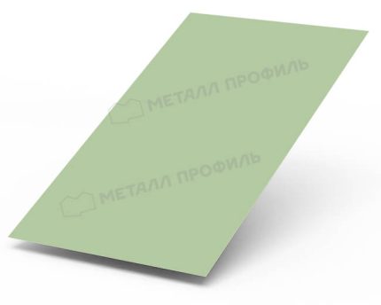 Лист плоский (ПЭП-01-6005-0.4±0.08мм) цвет RAL 6005