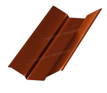 Планка ендовы верхняя 76х76х2000 (AGNETA-03-Copper|Copper-0.5) цвет Copper Медь