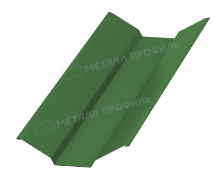 Планка ендовы верхняя 76х76х2000 (ПЭ-01-6005-0.45) цвет RAL 6005