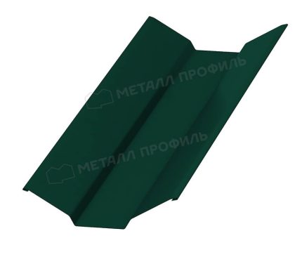 Планка ендовы верхняя 76х76х2000 (PURMAN-20-6005-0.5) цвет RAL 6005