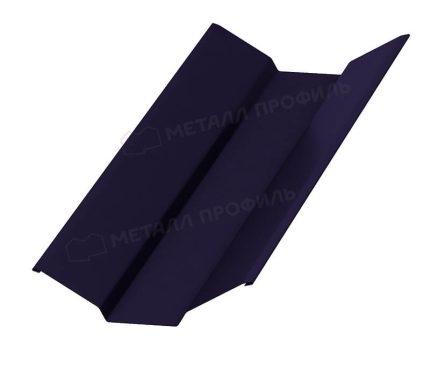 Планка ендовы верхняя 76х76х2000 (VALORI-20-Violet-0.5) цвет VIOLET