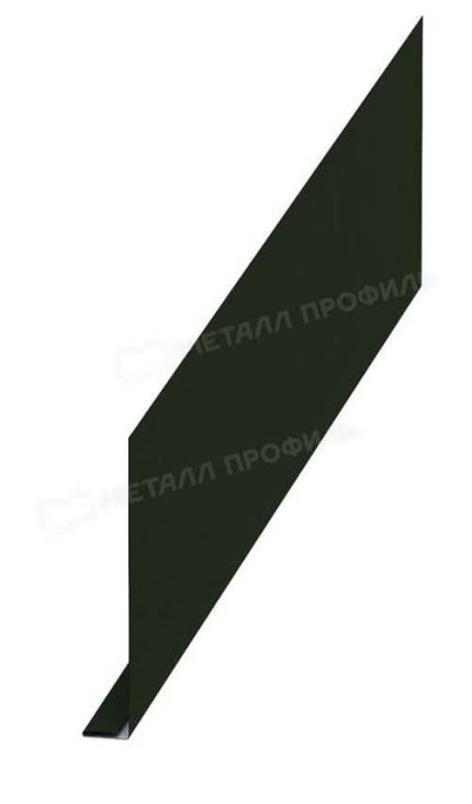 Планка карнизного свеса 250х50х3000 (VikingMP E-20-6007-0.5) цвет RAL 6007