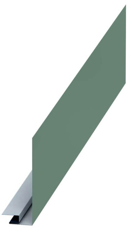Планка карнизного свеса сложная 185х50х2000 (PURMAN-20-Tourmalin-0.5) цвет Tourmalin