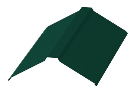 Планка конька плоского 120х120х2000 (PURMAN-20-6005-0.5) цвет RAL 6005
