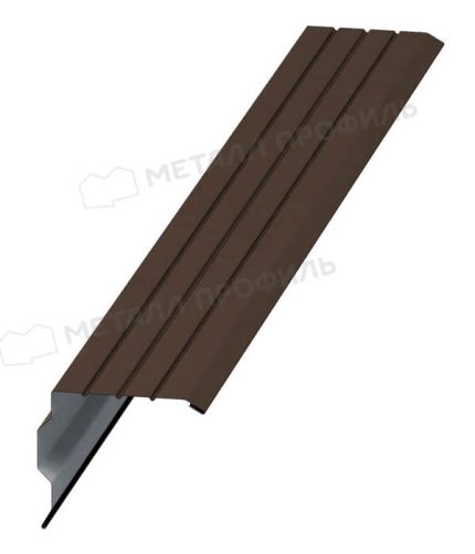 Планка торцевая 90х115х2000 (AGNETA-03-Copper|Copper-0.5) цвет RAL 8017