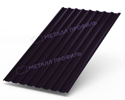 Профнастил МП20 х 1100 - A (VALORI-20-Violet-0.5) цвет 