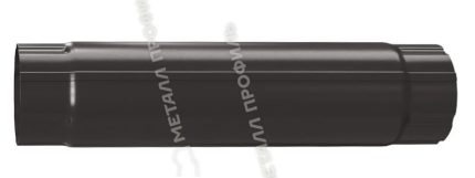 Труба соединительная D90х1000 GS (ВПЭД-03-8017-0.5) цвет RAL 8017