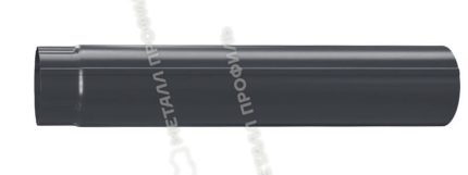 Труба водосточная D100х3000 Foramina Freeze (FRZ_D-01-Grey|Grey-0.5) цвет Grey