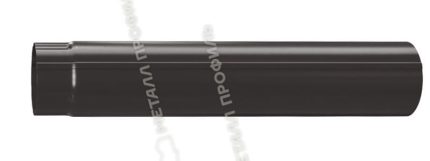 Труба соединительная D100х1000 (PURMAN Д-20-9005|9005-0.5) цвет RAL 9005