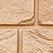 Фасадная панель Grand Line Крупный камень Стандарт коричневая цвет 